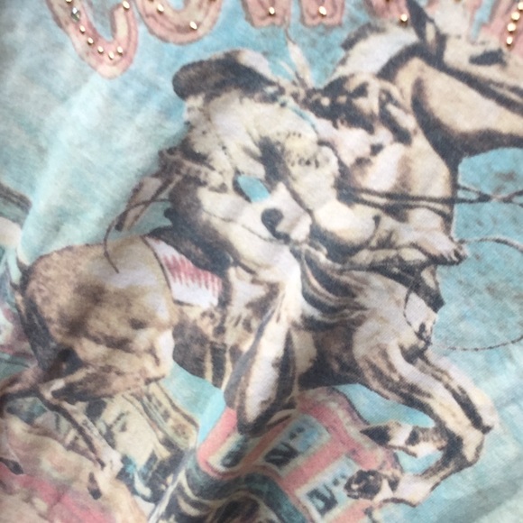 Skinny Minnie cowboy cowgirl boho rodeo barrel racing western tee shirt farmer’s - Picture 4 of 8